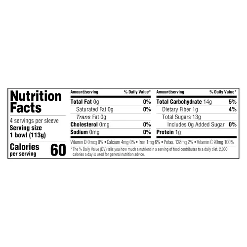 Miniatura 2 de Amazon Fresh, Melocotones amarillos en cubitos en jugo de frutas, cuencos de 4 onzas (paquete de 4)