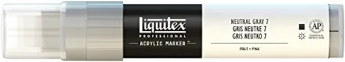 Miniatura 94 de Rotuladores de pintura Liquitex Professional, de punta ancha, Verde fosforescente, 8mm Verde fluorescente