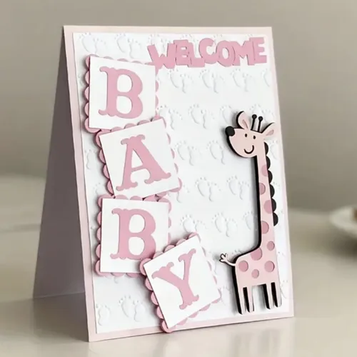 Miniatura 50 de Troqueles de álbum de recortes para hacer tarjetas, troqueles de corte de metal para Navidad, plantilla de perforación para manualidades de papel