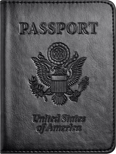 Combo de tarjetero para pasaporte y vacuna, soporte para pasaporte con ranura para tarjeta de vacuna, cartera para pasaporte, funda para pasaporte,