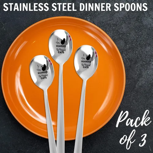 Miniatura 3 de halloween - I am guarded by magical cats Stainless Steel Spoon Pack of 3