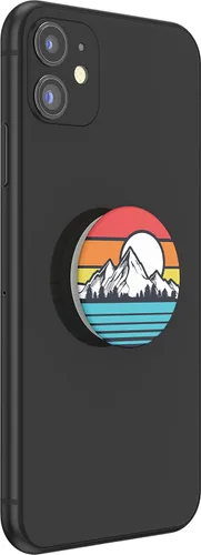 Miniatura 2 de PopSockets - Agarre para teléfono con soporte expandible, agarre adhesivo, Sunset Peaks
