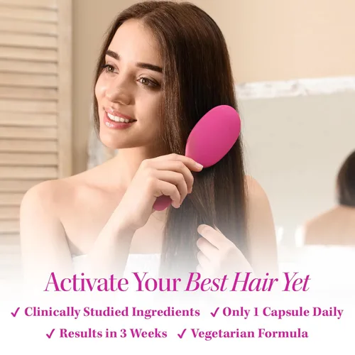Miniatura 6 de Lustriva Suplemento para el Crecimiento del Cabello para Mujeres Lustriva y Vitaminas Bloqueadoras de DHT para Cabello Más Grueso y Abundante