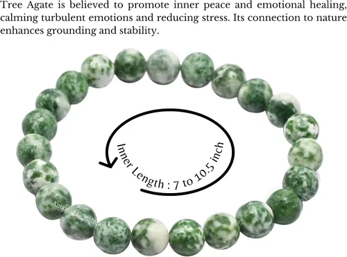 Miniatura 252 de Amazing Gemstone Crystal Bracelet for Women Men's Gifts - Protection Healing Crystal Bracelet - 8mm Gemstone Beaded Stretchable Bracelet Pulseras