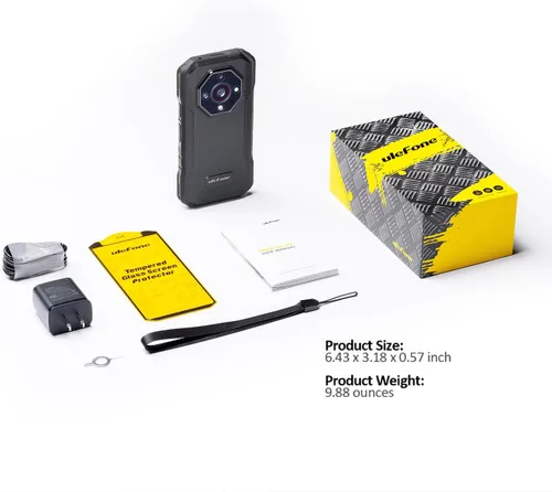Miniatura 9 de Ulefone Armor X32 Pro 5G Teléfono resistente, MTK Dimensity 6300, 16+256GB, Android 15, Widevine L1, visión nocturna de 64MP/25MP, linterna