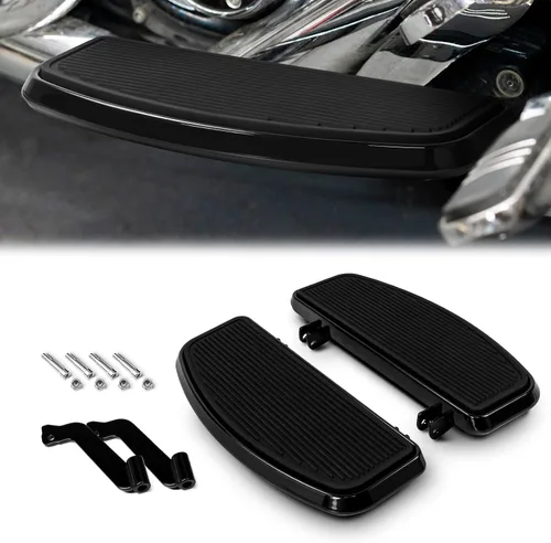 Tablón de Suelo del Conductor Delantero de Forma Tradicional para Harley Touring Road King Electra Glide Street Glide Road Glide 1986 en Adelante y