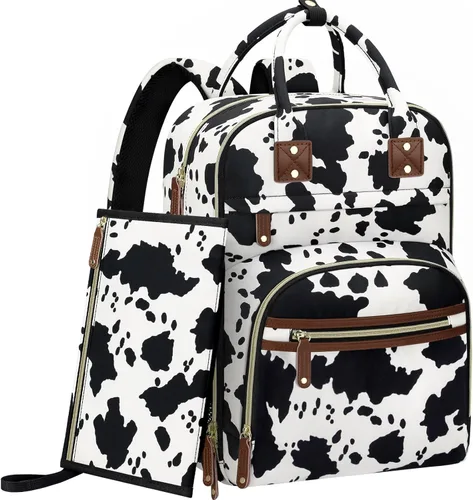 Miniatura 24 de Tenot Mochila de Pañales para Mujeres con Cambiador, Bolsa de Bebé con Bolsillos Aislados, Bolsas de Pañales Multifuncionales para Niña y Niño, Gris