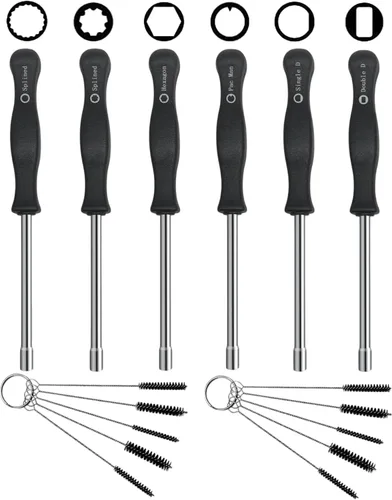 Miniatura 7 de Herramienta de carburador 21 dientes Spline 530035560 y Pac Man 308535003 para ajustar el carburador de Husqvarna, Poulan, Ryobi, Homelite, Stihl