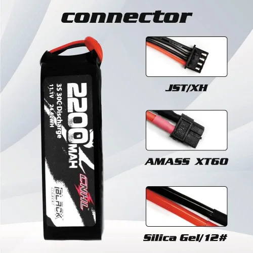 Miniatura 2 de CNHL 2200mAh 3S Lipo Batería 30C 11.1V con XT60 Plug para RC Avión Quadcopter Evader BX Coche Truggy Truck Barco