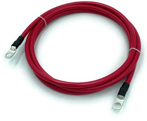 End Game Cables de batería de grado marino de calibre 4, aprobados por USCG y ABYC, longitudes de 1-15 pies, terminales estañados de servicio