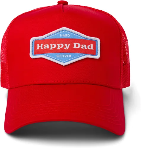 Miniatura 16 de Sombrero de camionero de Happy Dady, sombreros de moda para hombre con parte trasera de malla transpirable, cierre a presión, regalos de cumpleaños