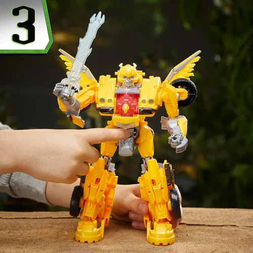 Miniatura 10 de Juguetes Transformers Rise of The Beasts Movie, Juguete Convertible Bumblebee Modo Bestia con Luces y Sonidos, Edades 6 y más, 10 pulgadas