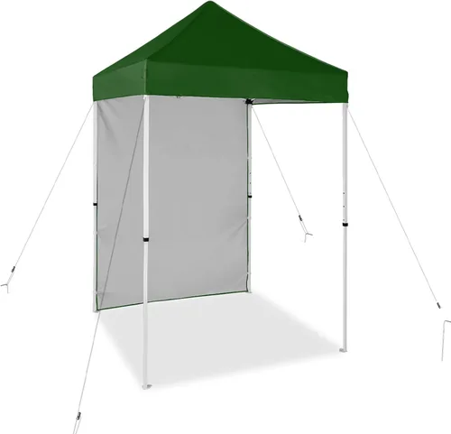 Miniatura 33 de EAGLE PEAK Toldo instantáneo de 5 x 5 con paneles de pared de 4 lados, pequeña tienda de campaña portátil desplegable con bolsa de transporte