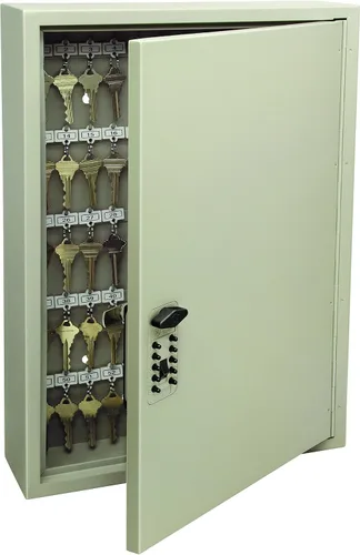 Miniatura 5 de Casillero para llaves Kidde 001795 con espacio para 30 llaves, apertura por combinación, color arcilla, 001802