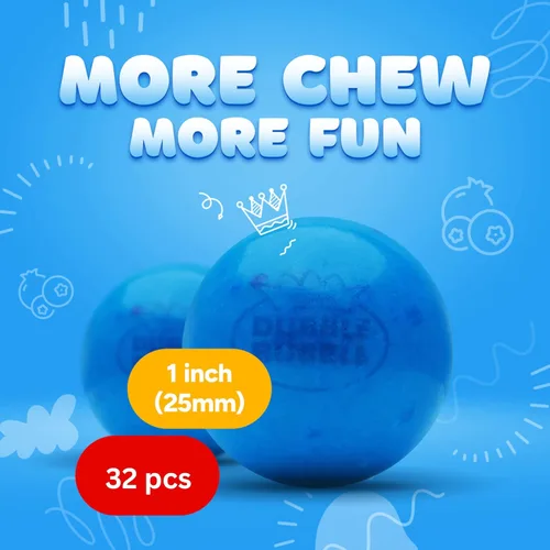 Miniatura 3 de Gumballs in Jar - Berry Blots Gumballs - Goma de mascar grande de 1 pulgada - Gomas de mascar grandes con sabor a fruta para niños de 9 onzas - Goma
