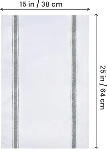Miniatura 6 de Utopia Towels – Trapo de cocina de 15 x 25 pulgadas, 100% algodón hilado en anillo, de lino súper absorbente, barra de limpieza suave