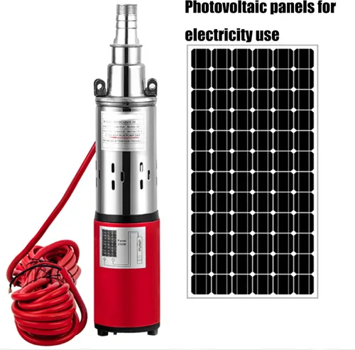 Miniatura 2 de Bomba sumergible de pozo profundo de 1 pulgada 300 W, acero inoxidable, 36 V, 48 V, 60 V, bomba de pozo profundo para pozo, ganado, depósito de agua