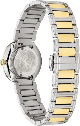Miniatura 3 de Versace VET300721 - Mini reloj de pulsera para mujer, color oro amarillo, 1.102in, plateado, Virtus Mini