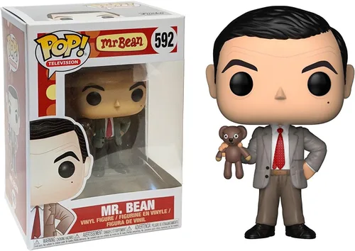 Miniatura 2 de Funko Pop! Movies: Mr. Bean - Figura de vinilo de Mr. Bean (incluye funda protectora compatible con Pop Box)