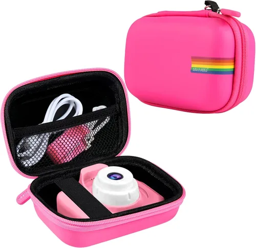 Miniatura 18 de Leayjeen Funda para cámara para niños compatible con OUTUVAS/Goopow/Mgaolo/HOOMOON/Juguetes de cámara para niños y videocámara digital para niños