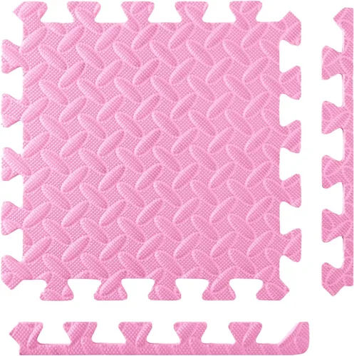 Miniatura 7 de Shihanee 16 piezas de baldosas de espuma para suelo de bebé de 11.81 x 11.81 pulgadas, alfombrillas de espuma para suelo, alfombrillas de juego a