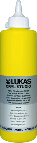 Miniatura 10 de Lukas CRYL Studio Artist - Pintura acrílica para artistas, Alizarín Carmesí, botella de 250 ml - Pinturas acrílicas de alto pigmento para pintar
