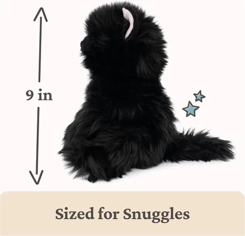 Miniatura 2 de GUND Xavier Gatito de Peluche, Animal de Peluche de Gato Premium para Edades de 1 Año en Adelante, Negro, 9 Pulgadas