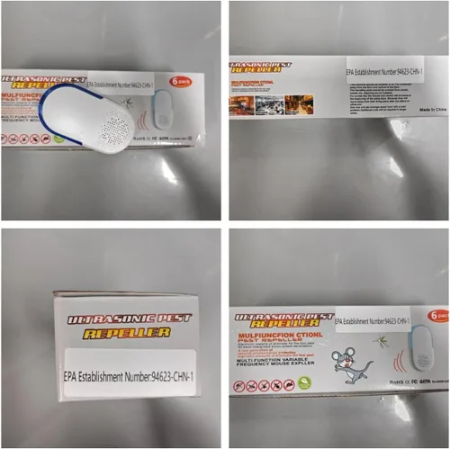 Miniatura 7 de Repelente ultrasónico de control de plagas para interiores, ratón, roedor, rata, mosquito, araña, cucaracha, repelente de insectos para interiores