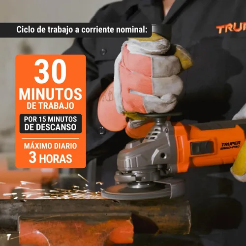 Miniatura 6 de Amoladora angular 4-1/2 ', ERGO PRO 800 W