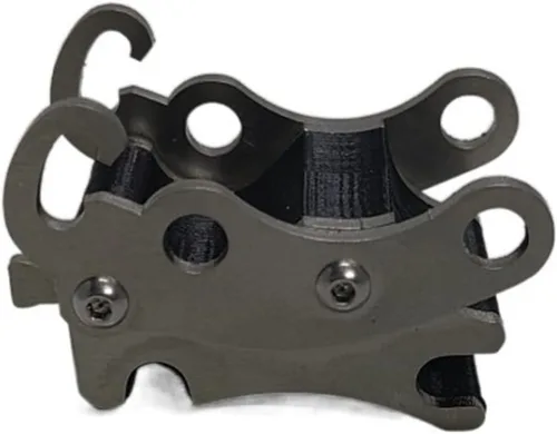 Excavadora hidráulica Rc Cubo de metal completo Cambiador rápido, E111/E010/EC160 rc Excavadora hidráulica 1/14 Cubo de metal Conector de enganche
