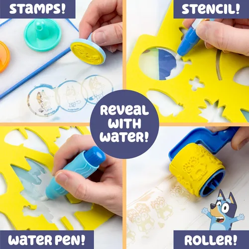 Miniatura 5 de Horizon Group USA - Tapete de dibujo de agua de Baby Shark, incluye alfombrilla reutilizable de 40 pulgadas, cepillo de agua recargable