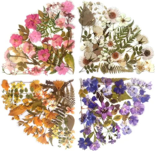 MAXLEAF 160 calcomanías vintage de plantas, flores, hojas, para planificadores, álbumes de recortes, portátiles, decoración de lácteos (flor salvaje)