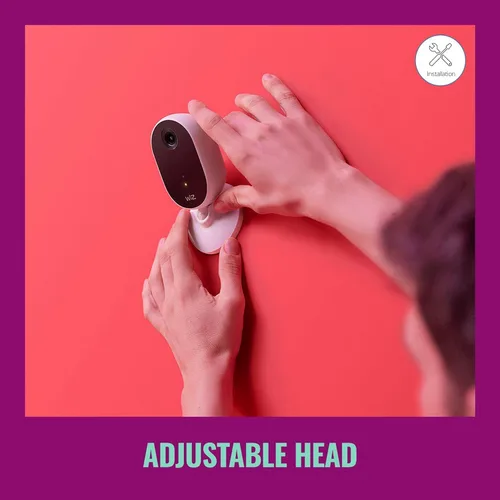 Miniatura 3 de Kit de inicio de monitoreo del hogar WiZ incluye cámara de seguridad interior, video HD 1080p con detección de movimiento y audio bidireccional