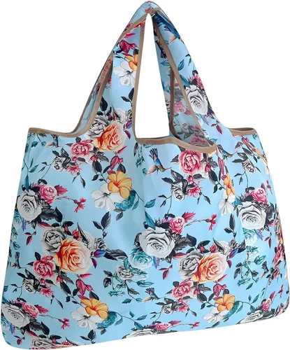 Miniatura 10 de allydrew Large Foldable Tote Nylon Reusable Grocery Bags