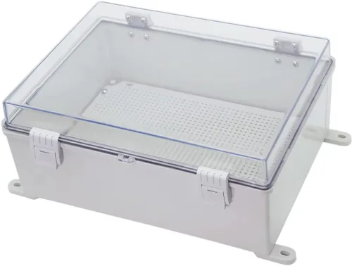 Miniatura 4 de Caja de conexiones eléctricas impermeable IP67 – 15.75 x 19.68 x 7.87 pulgadas ABS resistente a la intemperie para exteriores, cubierta transparente