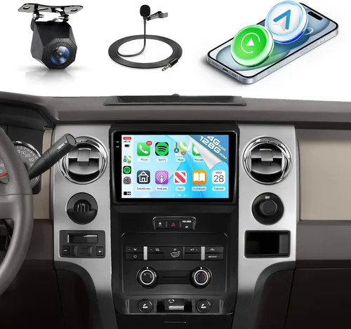 Miniatura 10 de Rimoody 4+64G Android 15 Estéreo de coche para Ford F150 F-150 2009-2012 con Carplay inalámbrico Android Auto, 9 '' en la pantalla de la célula