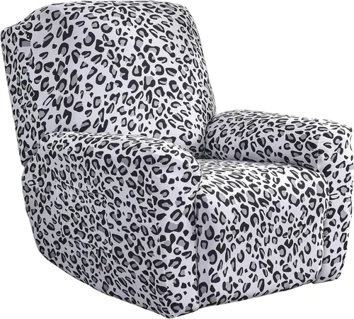 Miniatura 12 de Fundas elásticas para sillas reclinables, 4 piezas, estampado Lazyboy, funda de elastano suave para silla reclinable, protector de muebles