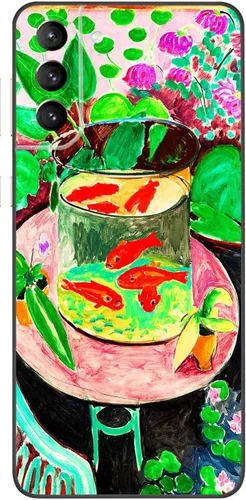 Miniatura 31 de Berkin Arts Funda compatible con Samsung Galaxy S22 Ultra, funda de silicona Art Nouveau Floral Flower (Clematis by Alphonse Mucha)