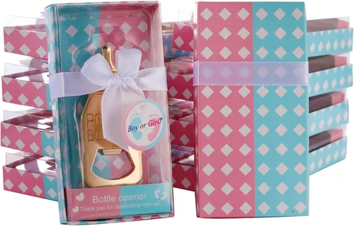 Miniatura 6 de 24 abrebotellas, recuerdo de baby shower para invitados, abrebiberones de oro rosa, regalos de boda, regalos de baby shower, regalos para invitados