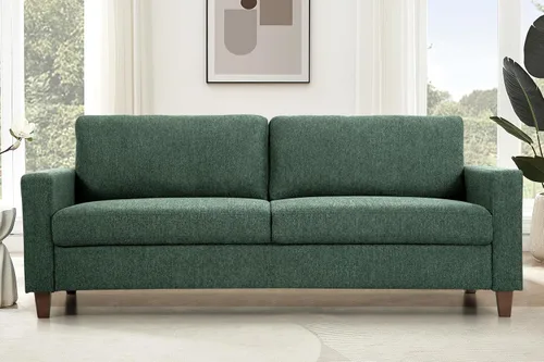 Container Furniture Direct Miles Mid Century - Sofá moderno para espacios pequeños, salas de estar, apartamentos y condominios, sofá de 3 plazas con