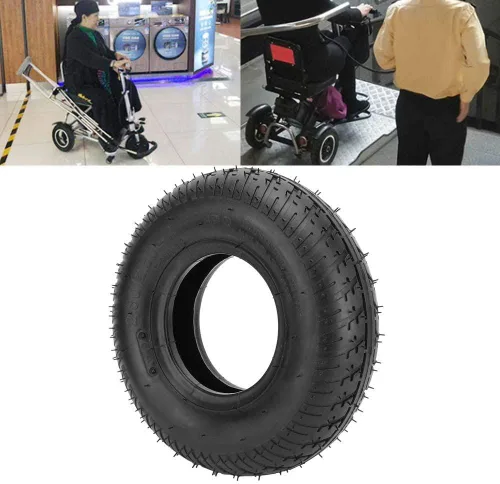 Miniatura 5 de Neumático neumático 2.80/2.50-4 para scooters de movilidad - Accesorio de rueda de repuesto de alto rendimiento con fuerte agarre y estabilidad
