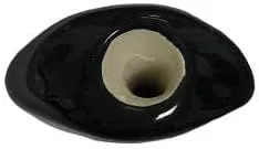 Miniatura 4 de Collar de Perlas de Piedra de Cerámica Negra Joyería