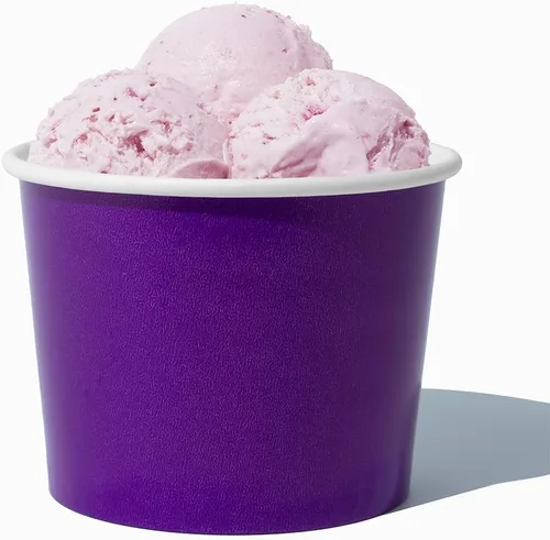 Miniatura 6 de UNIQ 16 oz 1000 Pack Cowbunga Cow Print Ice Cream Cups Disposable Leak Resistant Paper Dessert Cups for Frozen Yogurt, Gelato, Soup & Hot Foods