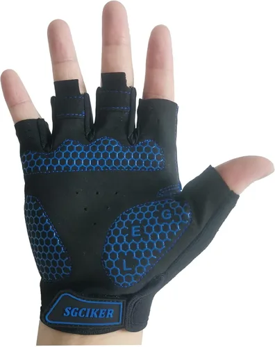 Miniatura 2 de Pro Team Orica Cycling Gloves,Summer Half Finger Bike Gloves