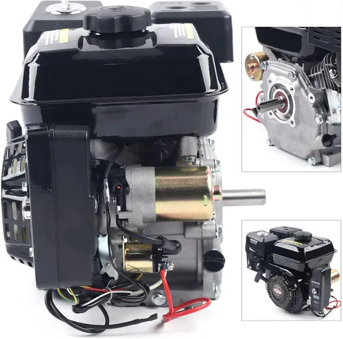 Miniatura 9 de Motor de gas Go Kart de 7.5HP 210CC con arranque eléctrico a gas de 4 tiempos OHV, motor de gasolina de gas, lavadoras a presión de gas, divisores