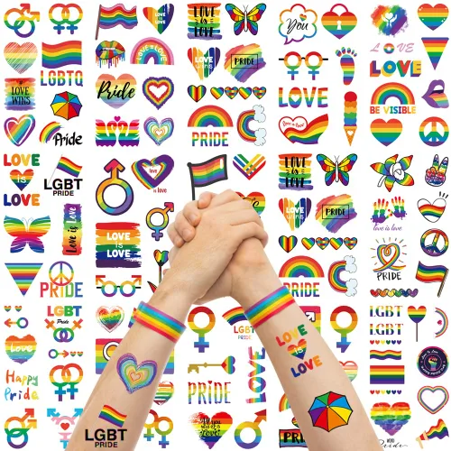 Miniatura 9 de Tatuajes temporales realistas para mujeres - 60 hojas de tatuajes falsos pequeños y diminutos removibles para adultos, 185 piezas minimalistas a