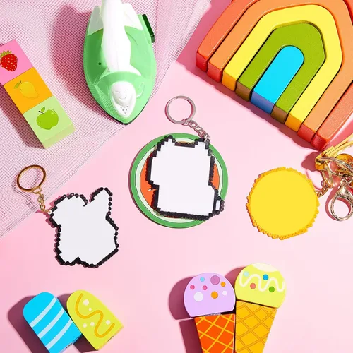 Miniatura 5 de Honoson Mini plancha para manualidades, pequeña máquina de transferencia de calor portátil con tela de malla, almohadilla de tela de silicona, Verde