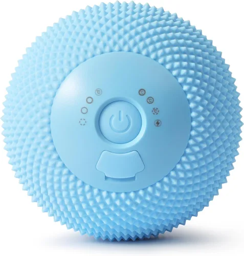 Miniatura 8 de Bola de masaje vibratoria con calor, 7 modos, memoria, liberación miofascial, bola de recuperación muscular de tejido profundo para masaje de puntos