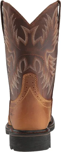 Miniatura 3 de Ariat Botas de trabajo Sierra con punta cuadrada ancha para hombre, Corteza añejada, 7