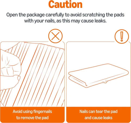 Miniatura 7 de Amazon Basics Almohadillas resistentes para orina de perros y cachorros, 5 capas a prueba de fugas, ultra absorbentes, superficie de secado rápido